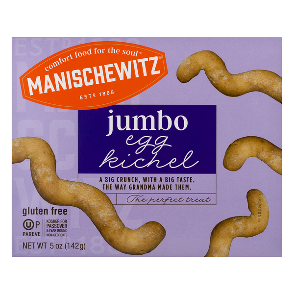 Save on Manischewitz Egg Kichel Jumbo Kosher for Passover Order Online