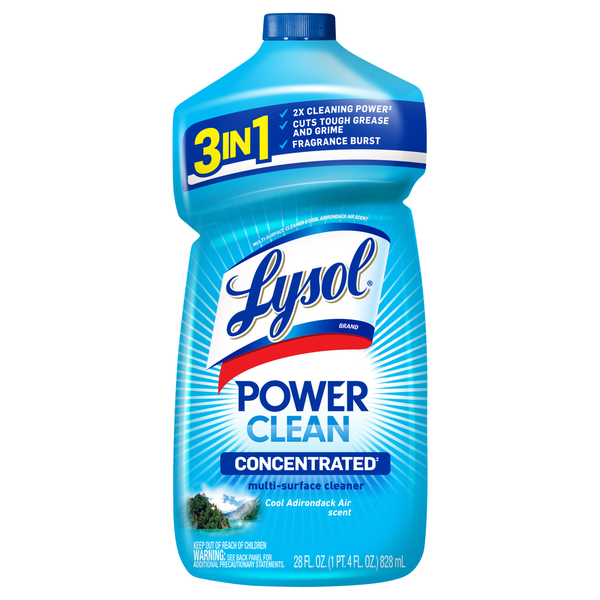 Lysol Power Clean Cool Adirondack Concentrated Air Multi-Surface Cleaner