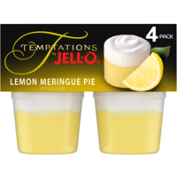 Jell-O Temptations Lemon Meringue Pie Snack Cups - 4 ct | MARTIN'S