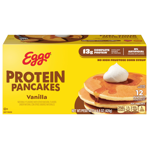 Eggo Vanilla Protein Pancakes - 8 ct Frozen