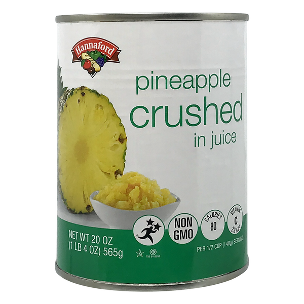 Hannaford Crushed Pineapple in Juice