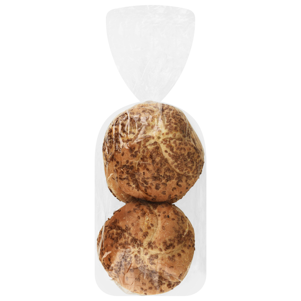 Hannaford Bakery Seeded Kaiser Rolls - 4 ct