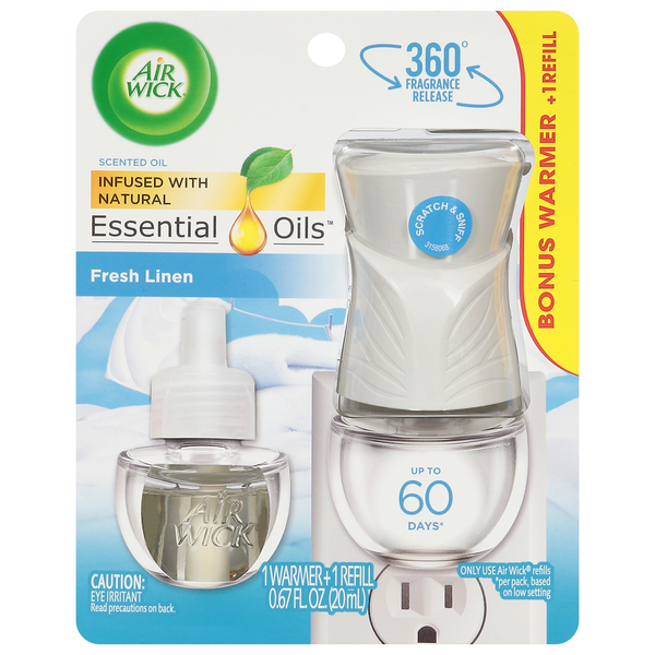 Air Wick Snuggle Fresh Linen Scented Oil & Warmer