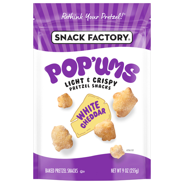 Snack Factory Pop'ums White Cheddar Pretzel Snacks