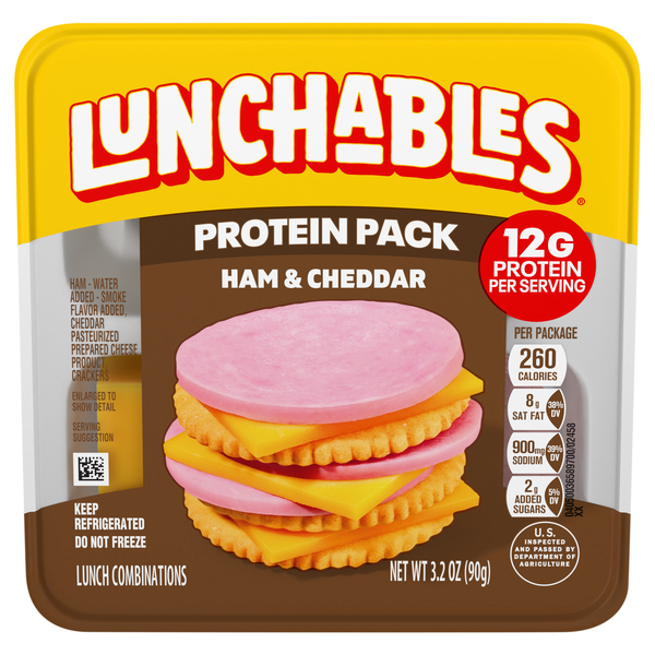 Lunchables Ham & Cheddar Cracker Stackers