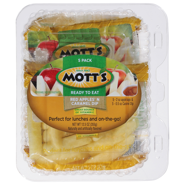 Mott's Ready to Eat Red Apples 'N Caramel Dip - 5 ct