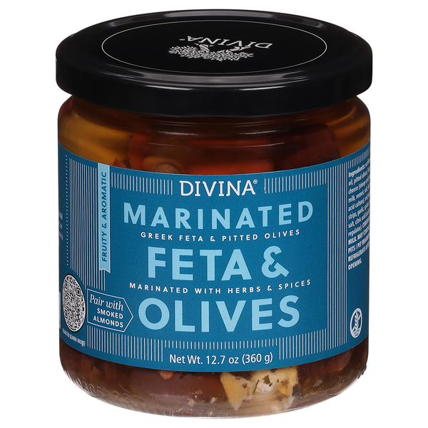 Divina Greek Marinated Feta Cheese & Olives