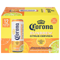 Corona Sunbrew Citrus Cerveza - 12 pk