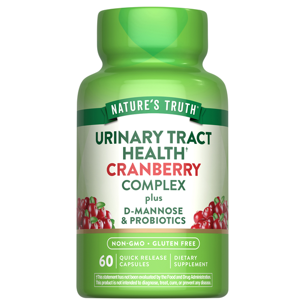 Nature's Truth Gluten Free Urinary Tract Health Cranberry Complex Capsules