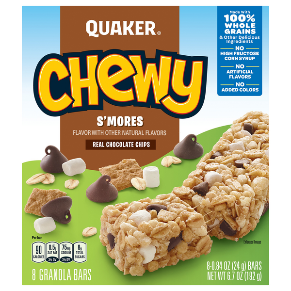 quaker big chewy sweet and salty