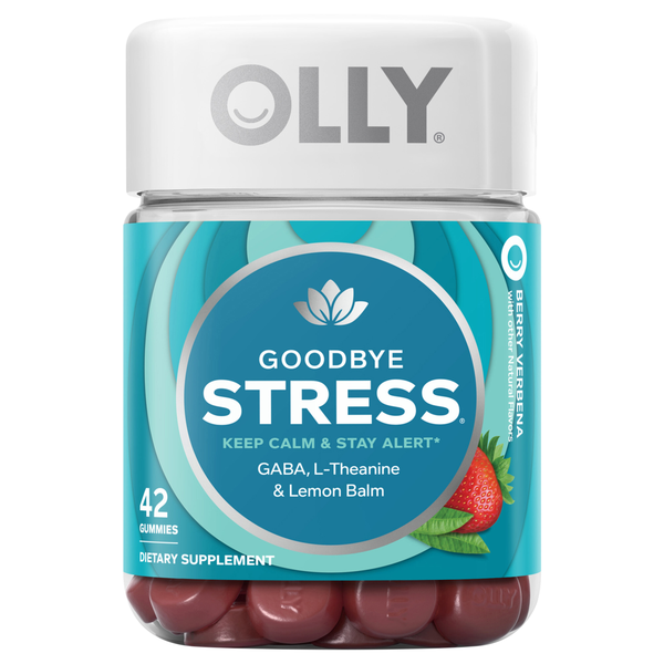 OLLY Goodbye Stress Berry Verbena Gummies