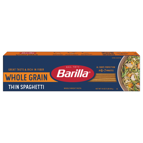 Barilla Whole Grain Whole Wheat Thin Spaghetti Pasta