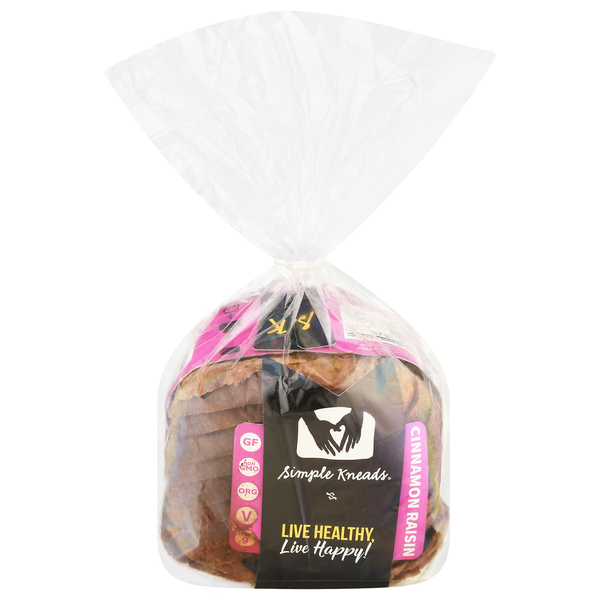 Simple Kneads Organic Swirly Cinnamon Raisin Bread