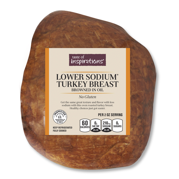Taste of Inspirations Lower Sodium Turkey Breast (Regular Sliced)
