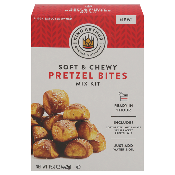 King Arthur Soft & Chewy Pretzel Bites Mix Kit
