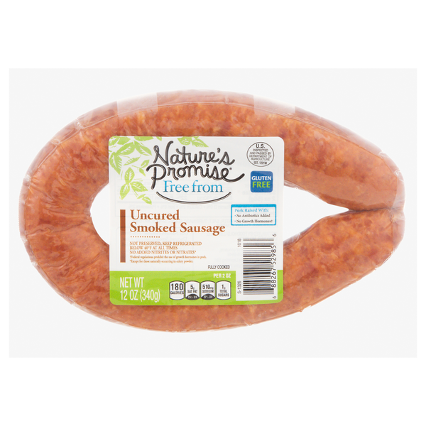 Nature's Promise Gluten Free Uncured Smoked Sausage