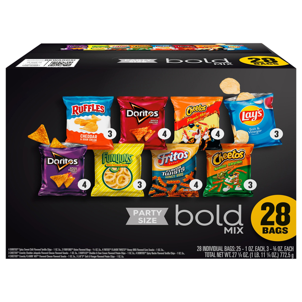 Frito-Lay Snacks Bold Mix Variety Pack - 28 ct