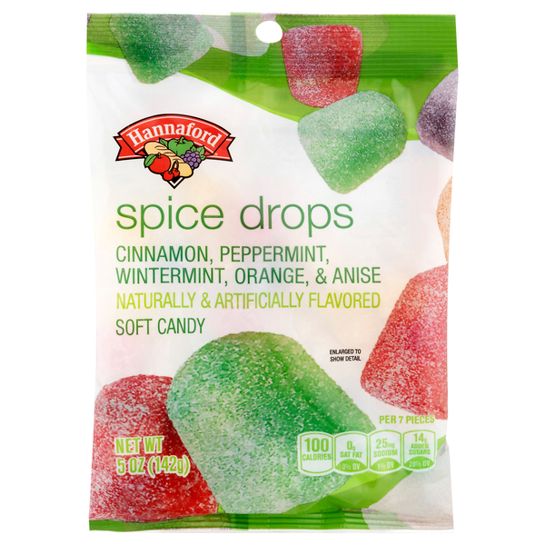 Hannaford Spice Drops Soft Candy