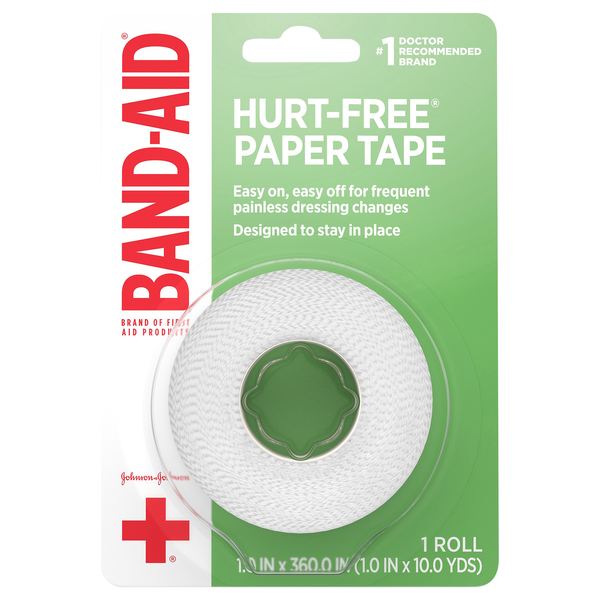 Band-Aid Paper Tape Small 1 Inch Wide