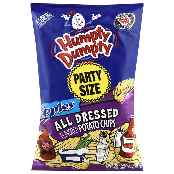 Humpty Dumpty Ripples All Dressed Flavored Potato Chips Party Size