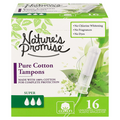 Nature's Promise Unscented Super Pure Cotton Tampons