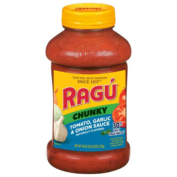 RAGU Chunky Tomato Garlic & Onion Pasta Sauce