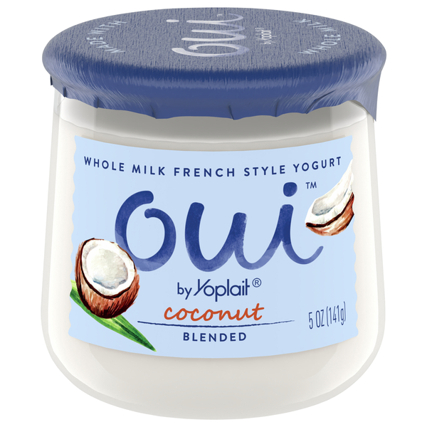 Oui by Yoplait Whole Milk Blended Coconut French Style Yogurt