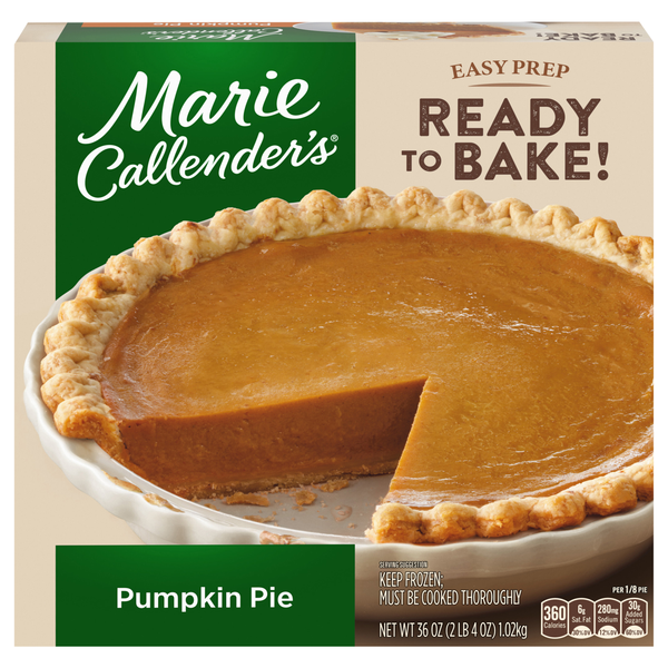 Marie Callender's Pumpkin Pie Frozen