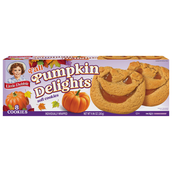 Little Debbie Pumpkin Delights Cookies - 8 ct