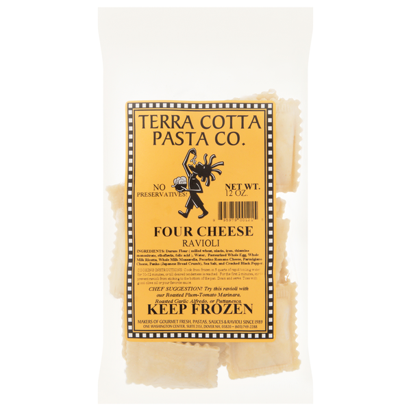 Terra Cotta Pasta Co. Four Cheese Ravioli Frozen