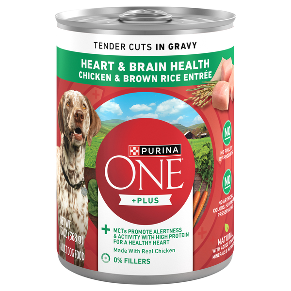 Save on Purina ONE Heart Brain Health Chicken Brown Rice