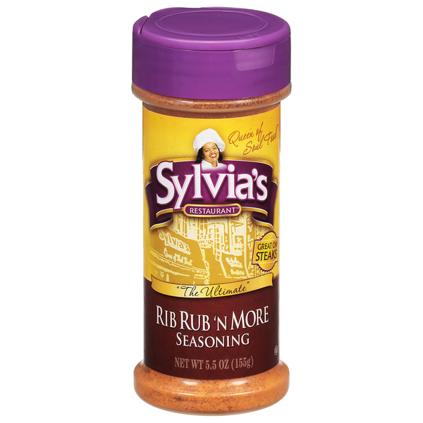 Sylvia's Restaurant Rib Rub 'N More Seasoning