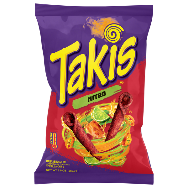 Takis Extreme Nitro Habanero & Lime Tortilla Chips