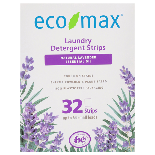 Eco-Max Natural Lavender Laundry Detergent Strips