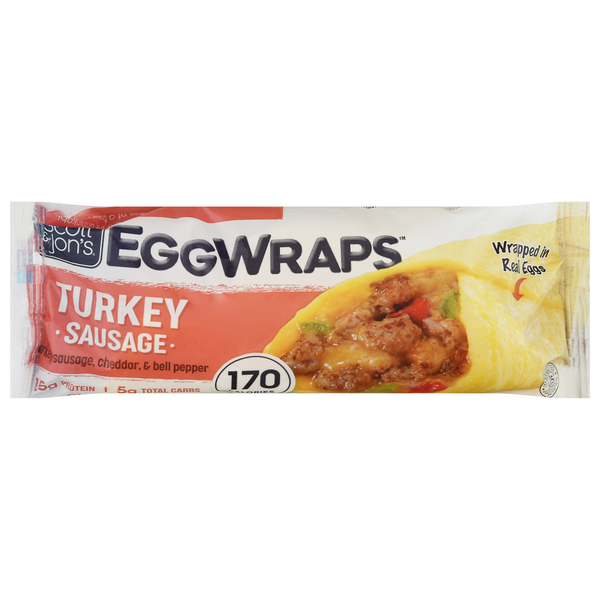 Save on Scott & Jon's Egg Wraps Turkey Sausage Order Online Delivery MARTIN'S