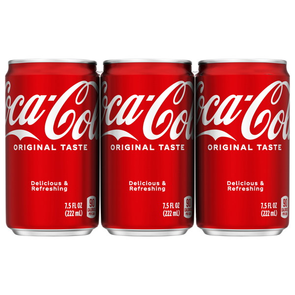 Coca-Cola Mini Original Soda - 6 pk