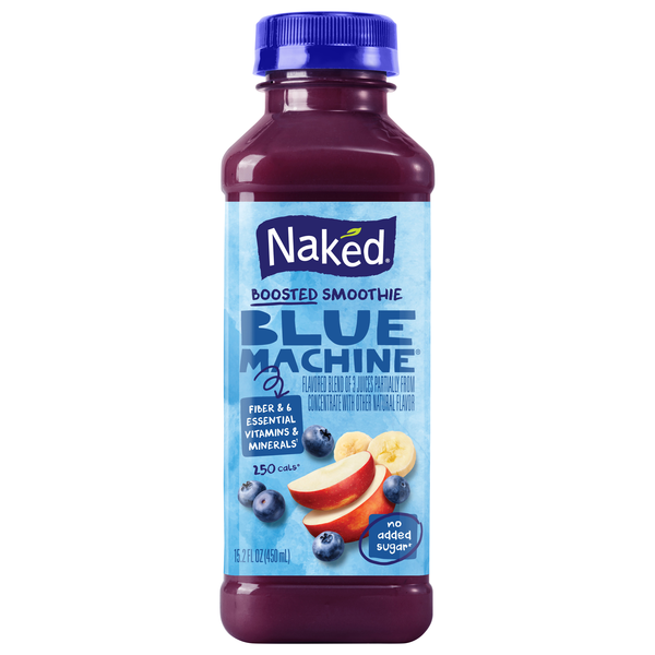 Naked No Added Sugar Blue Machine Boosted Smoothie