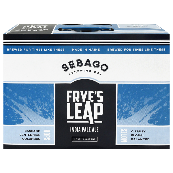 Sebago Brewing Co Frye's Leap India Pale Ale Beer - 12 pk