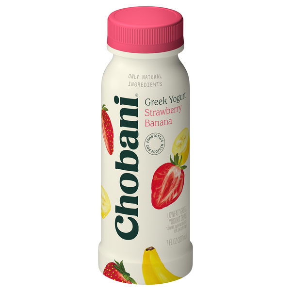 Chobani Low Fat Strawberry Banana Greek Yogurt Drink