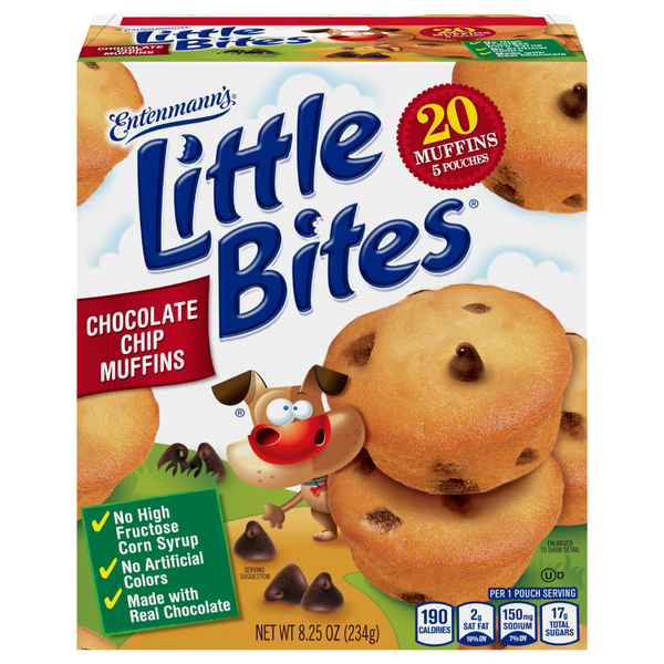 Entenmann's Little Bites Chocolate Chip Mini Muffins - 5 ct