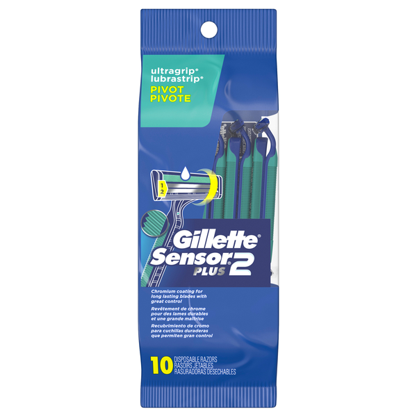 Gillette Sensor2 Plus Ultragrip Disposable Razors