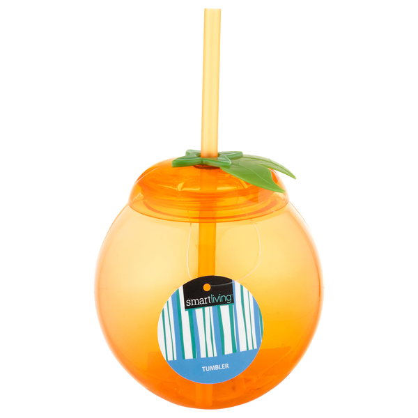 Smart Living Summer Shaped Tumbler Orange