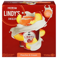 Lindy's Swirled Peaches & Cream Italian Ice - 4 ct