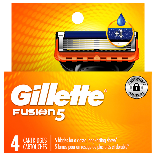Gillette Fusion 5 Refill Cartridges 5 Blade + 1 Trimmer
