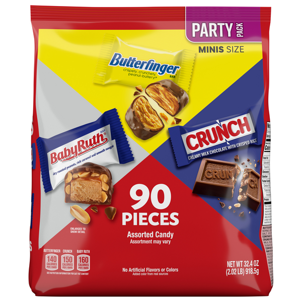 Ferrero Assorted Chocolate Candy Minis Size Party Pack - 90 ct