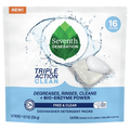 Seventh Generation Free & Clear Triple Action Dishwasher Detergent Packs