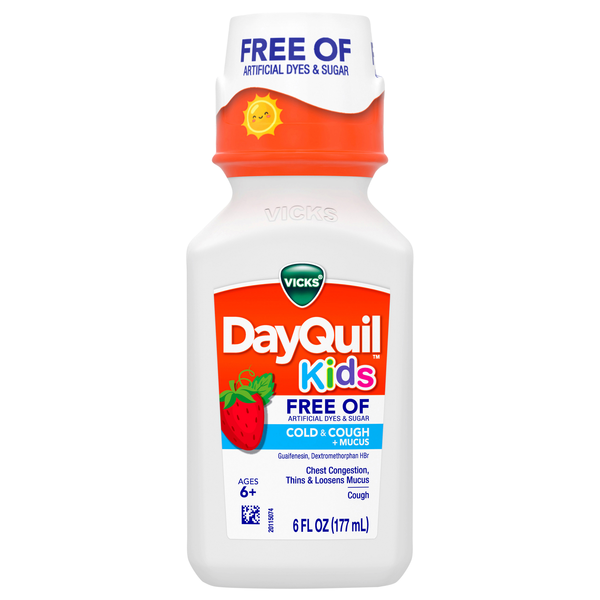 Vicks DayQuil Kids Cold & Cough Berry Multi-Symptom Relief Liquid