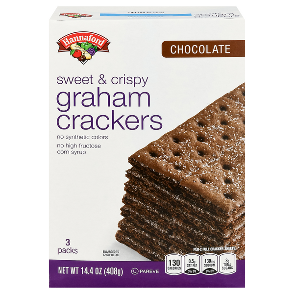 Hannaford Chocolate Graham Crackers