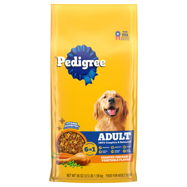 PEDIGREE Roasted Chicken & Vegetable Flavor Adult Dry Dog Food