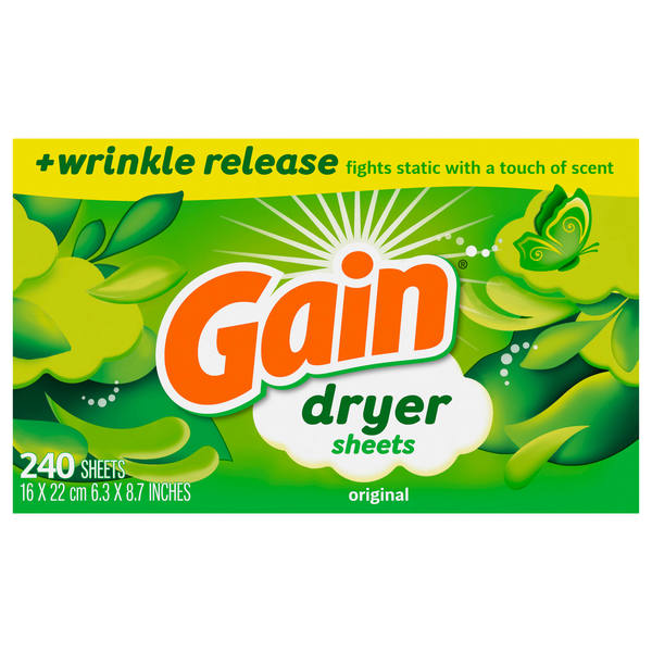 Gain Original Dryer Sheets